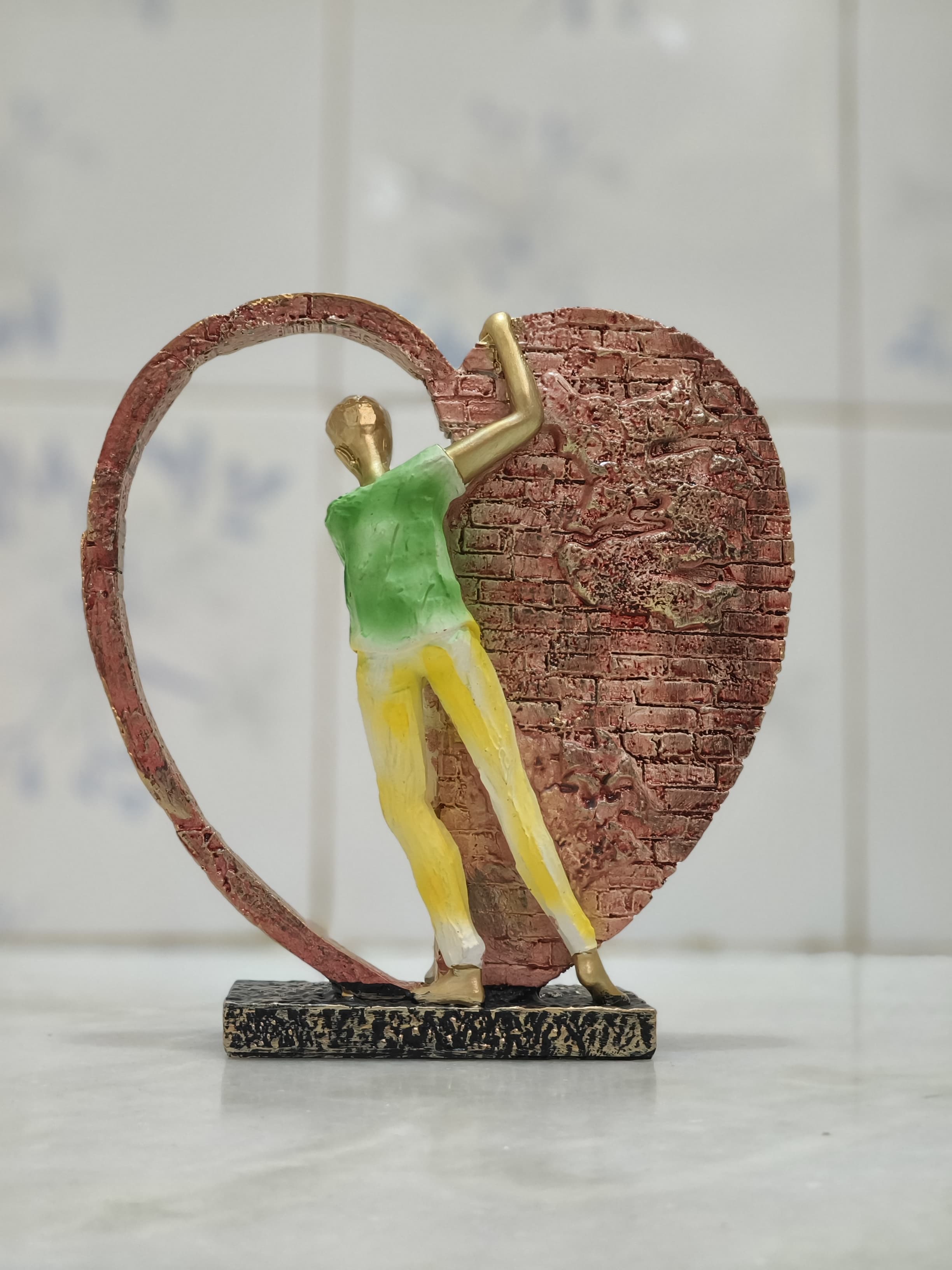 Romantic Couple Heart Showpiece ❤️