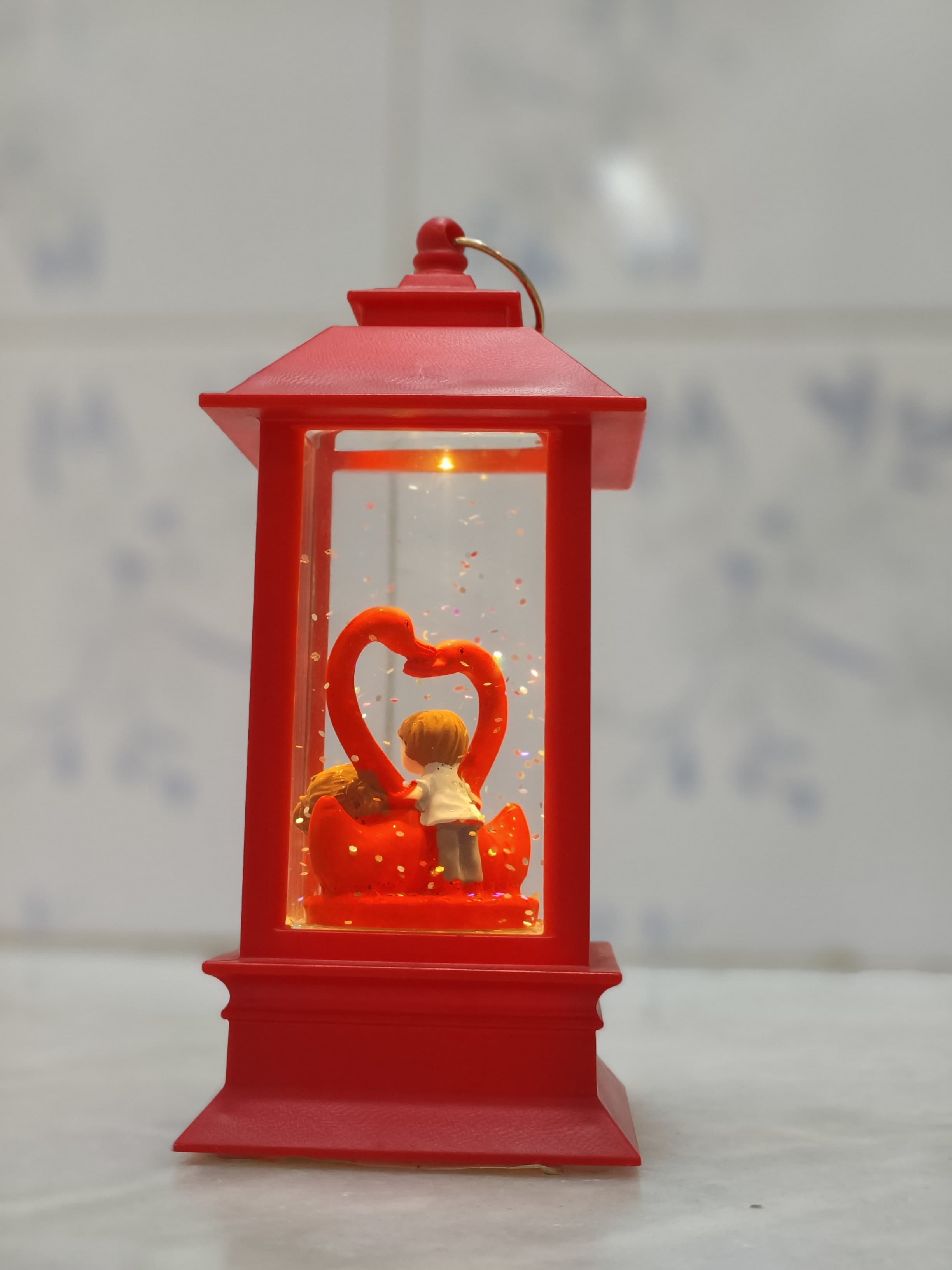🏮 Romantic LED Love Lantern Showpiece ❤️✨